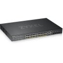Zyxel Switch 24x GE GS192024HPV2 PoE+ Standard       Managed