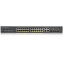 Zyxel Switch 24x GE GS192024HPV2 PoE+ Standard       Managed