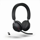 Jabra Headset Evolve2 65 MS Duo, inkl. Link 380a & Ladestat.