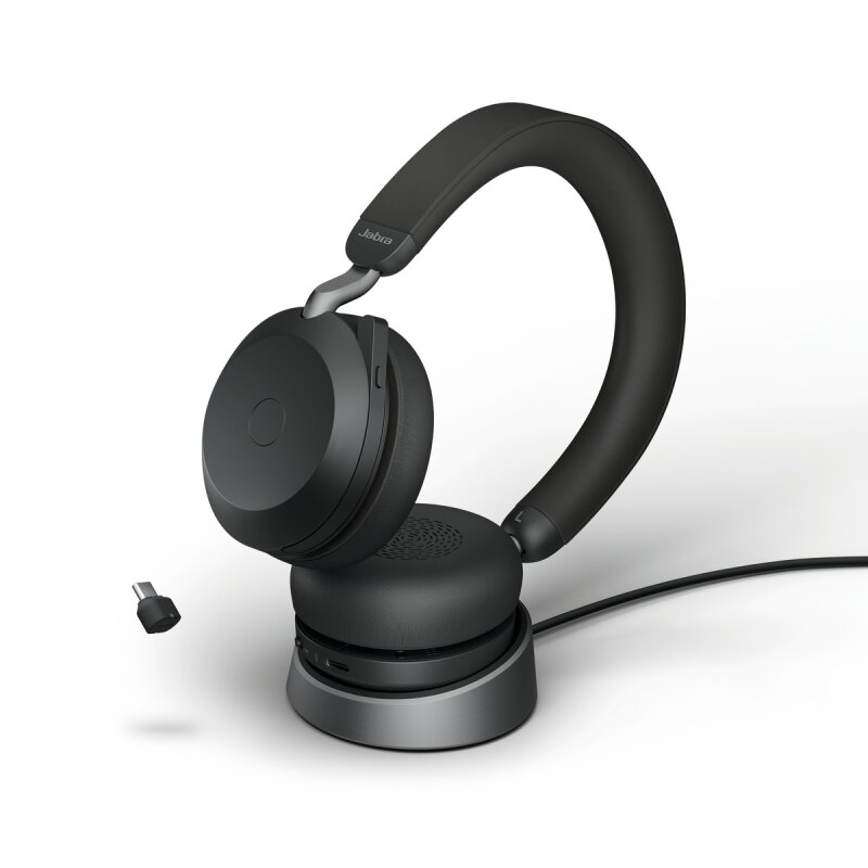 JABRA Evolve2 75 Stereo UC (USB-C) Bluetooth LS black - B2B-IT 