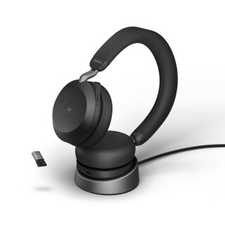 JABRA Evolve2 75 Stereo MS (USB-A) Bluetooth LS black