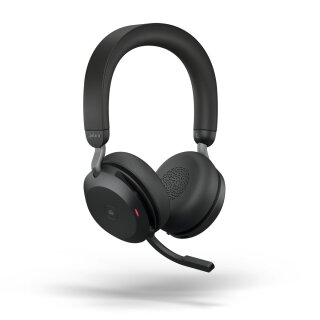 JABRA Evolve2 75 Stereo MS (USB-A) Bluetooth LS black - B2B-IT 