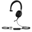 Yealink Headset - UH38 Mono Teams ohne Batterie - USB-A