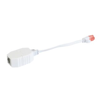 TP-TP Kupplung,CAT6A,Buchse,1:1 ,8-pol., RJ45, Sicherungskupplung, Abwurfbuchse, PoE fähig, bis zu 10GBit (ABS Gehäuse) - ALL-RJ45-Magnet