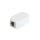 TP-TP Kupplung,CAT6A,Buchse,1:1 ,8-pol., RJ45, Sicherungskupplung, Abwurfbuchse, PoE fähig, bis zu 10GBit (ABS Gehäuse) - ALL-RJ45-Magnet