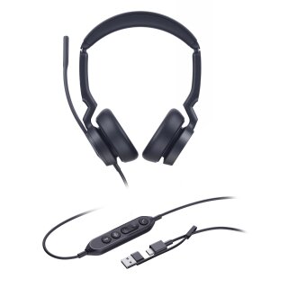 Yealink Headset - UH46 Dual Teams USB-C/A