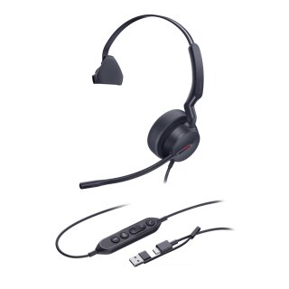 Yealink Headset - UH44 Mono Teams USB-C/A