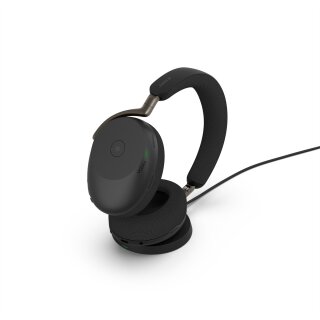 JABRA Evolve3 85 MS, Link390c, Black, WLC chrg, Stereo