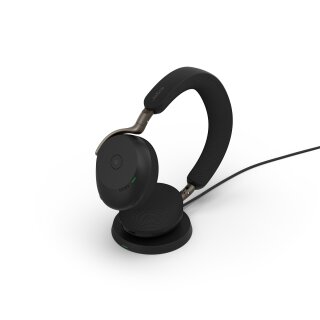 JABRA Evolve3 75 MS, Link390c, Black, WLC chrg, Stereo
