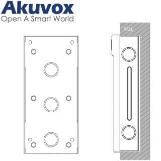 Akuvox S535 INST.-KIT Unterputz ohne Zusatzmodul