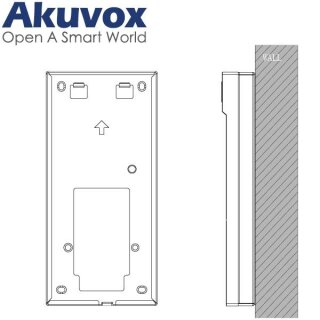 Akuvox S535 INST.-KIT Aufputz ohne Zusatzmodul